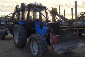 Продаётся Трактор трелёвочный «Беларус»TTP-401M с полуприцепом лесовозным ПЛ-9-03