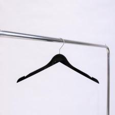 Вешалка для одежды, цвет черный, L=43см, ширина плеча 1,4см Modern43 черный