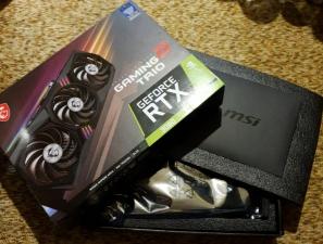 Видеокарта MSI GeForce RTX 3080 gaming Z trio 10GB