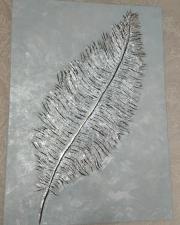 Интерьерная картина "Серебряное перо"