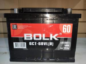 Авто аккумулятор Bolk 60A/h 500A 242х175х190