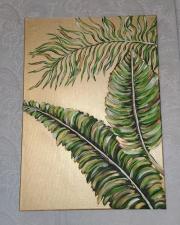 Интерьерная картина " Тропические листья"