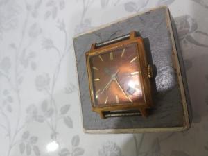 Часы SLAVA Механика 21 камень бу Союз 1978 надпись подарочная на обороте