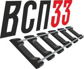 Комплект скреплений КБ65 на шпалу жб ш1: 4 закладных болта в сборe+ 4 клеммных б
