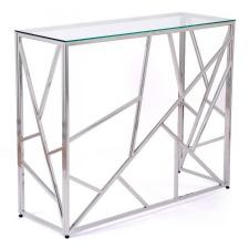 Консольный стол 1051-CS clear серебряный AllConsoles 100x35x80