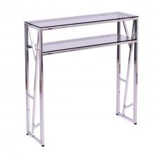 Консольный стол 1094-CS grey серебряный AllConsoles 80x25x80