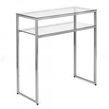 Консольный стол 1043-CS clear серебряный AllConsoles 80x35x80