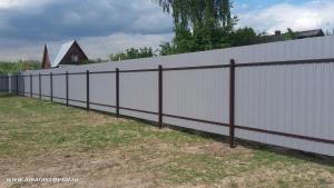 Забор из профнастила в Раменском районе