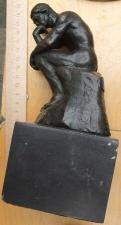 Бронзовая статуэтка Мыслитель, скульптор Роден, современная копия