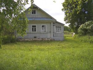 Участок 16 соток с бревенчатым домом в тихой деревне по Новорижскому ш. Речка, лес