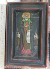 Икона Сергий Радонежский, ковчег , новая, 21 век