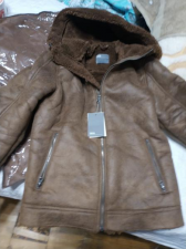 Новая куртка Asos 42 - 44 коричневая с капюшоном *asos*