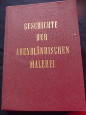 1952 * История художественной живописи Запада * Антикварное издание Германии на немецком языке увеличенного формата 27 x 19 см *275 страниц с иллюстрациями *