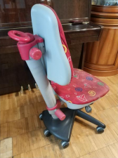 Кресло школьника красное KD-2 Red Taivan регулируется сиденье спинка без дефектов