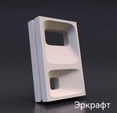 3D перегородки для зонирования из гипса