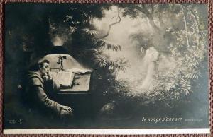 Антикварная открытка "Мечта всей жизни"