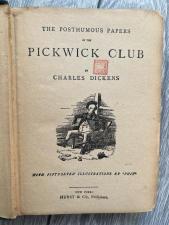 Книга Диккенс “Pickwick club” старая, редкая (англ).