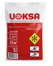Антигололедный реагент UOKSA Актив (-30°) (1 кг)