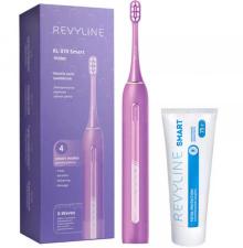 Зубные щетки Revyline RL 070 в фиолетовом дизайне с пастой Smart