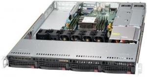 Серверная платформа 1U Supermicro SYS-5019P-WTR (1x3647, C622, 6xDDR4, 4x3.5quot; HS, 2x10GE, 2x500W,Rail)