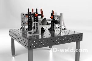 Сварочно-сборочный стол 3D-Weld HEAVY DUTY D28 1200x1200 мм