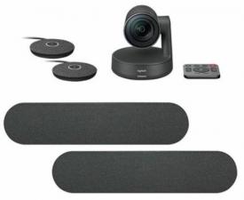 Система для видеоконференций Logitech Rally Plus 960-001224 USB 3.0, Ultra HD, 4K (3840 x 2160) 2 колонки, 2 модуля микрофонов, 2 концентратора