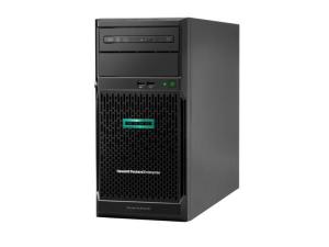 Сервер HPE Proliant ML30 Gen10, 1x Intel Xeon E-2224 4C 3.4GHz, 1x16GB-U DDR4, S100i/ZM (RAID 0,1,5,10) noHDD (8 SFF 2.5quot; HP), 1x500W (up2), 2x1Gb/s, noDVD, iLO5, Tower-4U, 3-1-1 P16930-421