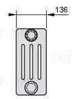 Радиатор отопления Zehnder Charleston 4045/60 №1270 3/4quot; RAL 9016