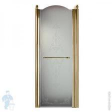 Душевая дверь Migliore DIADEMA (800х1950) правая, стекло матовое+декор, бронза 20402