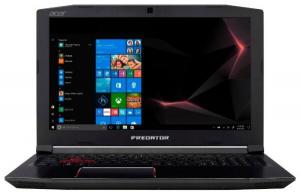 Ноутбук Acer Predator Helios 300 PH315-51-79PE (Intel Core i7 8750H 2200MHz/15.6quot;/1920x1080/8GB/256GB SSD/1000GB HDD/DVD нет/NVIDIA GeForce GTX 1050 Ti 4GB/Wi-Fi/Bluetooth/Windows 10 Home)