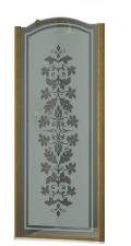 Душевая дверь в нишу Sturm Schick 80 см decor bronze (L) LUX-SCHI08-LD1BR