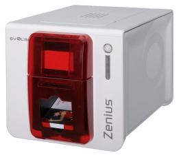 Принтер пластиковых карт Evolis Zenius Classic, USB, в комплекте: R5F002EAA-1шт,100 карт, CardPerso XS (ZN1U0000RS-MB2)