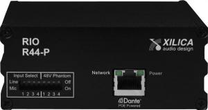 XILICA R44-P Панель аудио измерений с двойными 4in/ 4out разъемами Dante