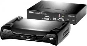 Удлинитель Aten KE6900R-AX-G KVM USB DVI+AUDIO+RS232, 100 м, при прямом подкл/неогранич.при подкл через swicth, 1xUTP Cat5e, DVI-I+4xUSB A-тип+2xMINI