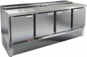 Саладетта (холодильный стол для салатов) HICOLD SLE2-1111GN с крышкой