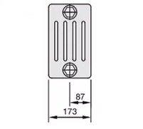 Радиатор отопления Zehnder Charleston 5026/36 №1270 3/4quot; RAL 9016