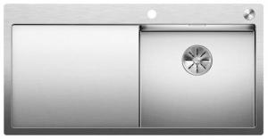 Интегрированная кухонная мойка Blanco Claron 5S-IF R InFino с клапаном-автоматом 100х51см нержавеющая сталь