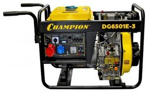 Дизельный генератор CHAMPION DG6501E-3 (4960 Вт)