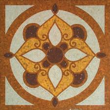Декор напольный Natural Mosaic Мозаичные ковры PH-04 1000x1000 мм (Мозаика)