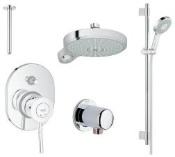 Верхний душ встраиваемый Grohe BauClassic NSB0015 хром