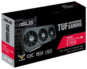 Видеокарта ASUS TUF Radeon RX 5700 1565 MHz PCI-E 4.0 8192MB 14000MHz 256 bit HDMI 3xDisplayPort HDCP GAMING X3 OC
