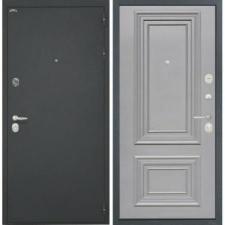 Двери Интекрон производства г. Йошкар-Ола Входная металлическая дверь Интекрон Колизей Сан Ремо 2 (Черный шелк / RAL 7037)
