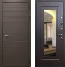 Дверь входная (стальная, металлическая) Rex 14 Шоколад ФЛЗ-120 quot;Венгеquot;