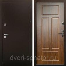Терморазрыв Урал - 3К цвет - Орех Грецкий входная дверь в частный дом