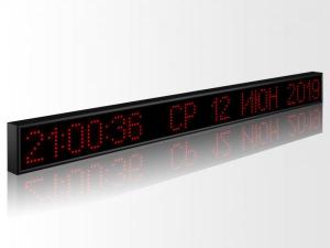 Часы-календарь с NTP синхронизацией РусИмпульс Импульс-412К-S12x128-ETN-NTP