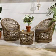 Kaemingk Комплект плетёной мебели Марокко: 2 кресла + 1 столик 840515