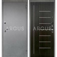 Входная металлическая дверь Аргус люкс про фриза венге тисненый/серебро антик