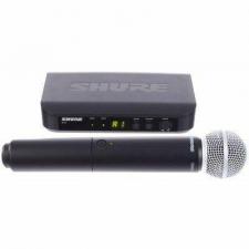 Радиосистема SHURE BLX24E/SM58 M17 662-686 MHz вокальная с капсюлем динамического микрофона SM58