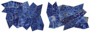 Мозаика Atlas Concorde Marvel Dream Ultramarine Leaf Lap 42,3x27,2 AOVN, м²