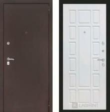 Дверь входная (стальная, металлическая) Labirint Classic quot;Антик медныйquot; 12 quot;Белое деревоquot;